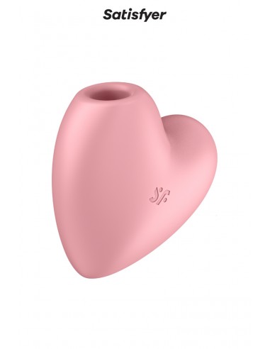 Double stimulateur Cutie Heart rose - Satisfyer