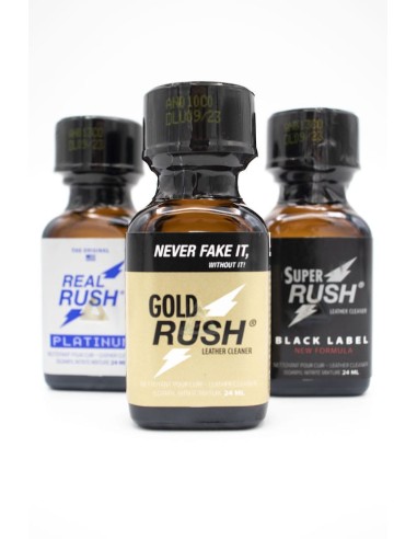Poppers : Pack Big Rush - 3 Poppers (24ml)