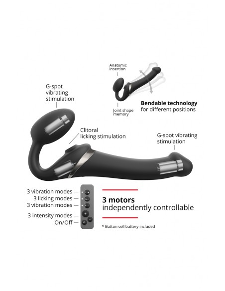 Strap-on-me Multi Orgasm Noir S