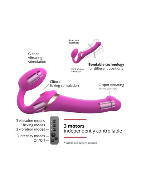 Strap-on-me Multi Orgasm Fuchsia XL