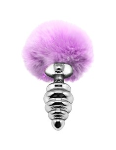 Plug métal Fluffly Twist M mauve - Alive