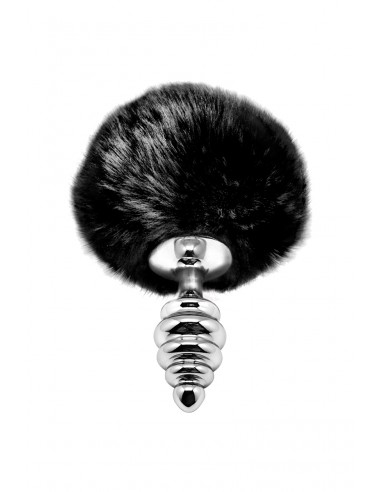 Plug métal Fluffly Twist S noir - Alive