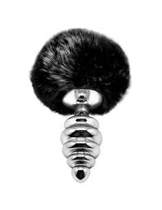 Plug métal Fluffly Twist M noir - Alive