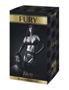 Kit BDSM Fury noir - Alive 2