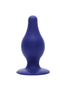 Plug anal double densité bleu 9,3 cm - SilexD