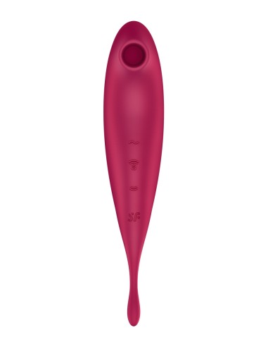 Stimulateur Satisfyer Twirling Pro Connecté rouge