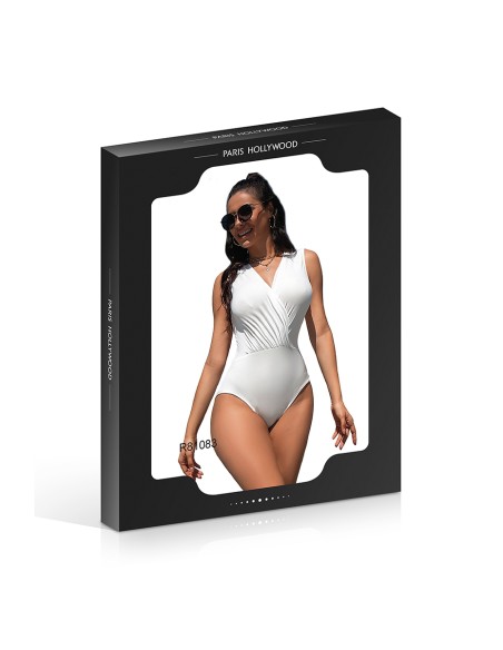 Body moulant blanc - Paris Hollywood