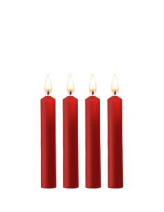 4 bougies SM rouges - Ouch!
