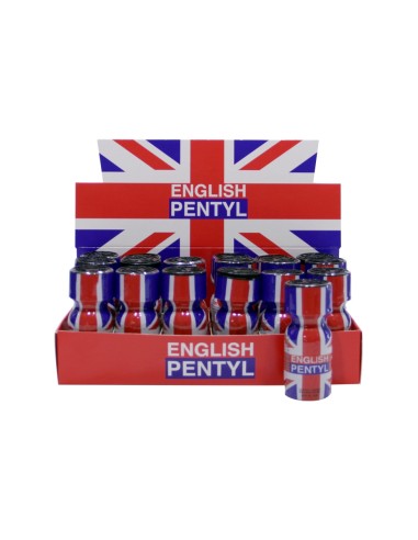 Box 18 poppers English Pentyl 15ml