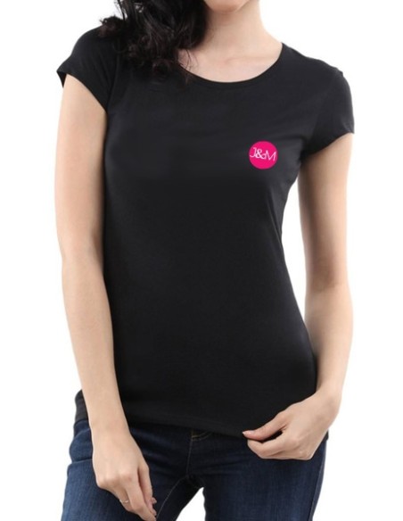 Tee-shirt  J&M noir - spécial  femme