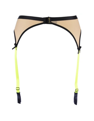 Porte-jarretelles chair et fluo V-10142 - Axami Porte-jarretelles chair et fluo V-10142 - Axami