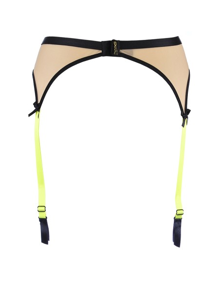 Porte-jarretelles chair et fluo V-10142 - Axami Porte-jarretelles chair et fluo V-10142 - Axami