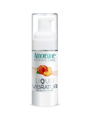 Lubrifiant Liquid Vibrator  Pêche 30ml - Amoreane Med