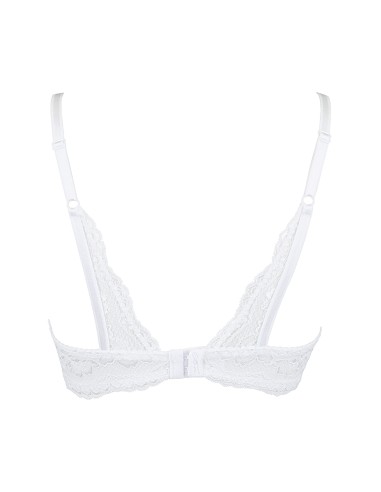 Soutien-gorge ouvert blanc V-9821 - Axami