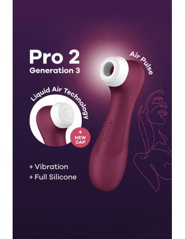 Stimulateur Pro 2 Generation 3  bordeaux
