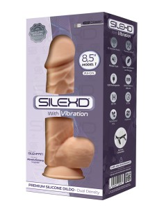 Vibromasseur double densité chair 21,5 cm - SiledD 2