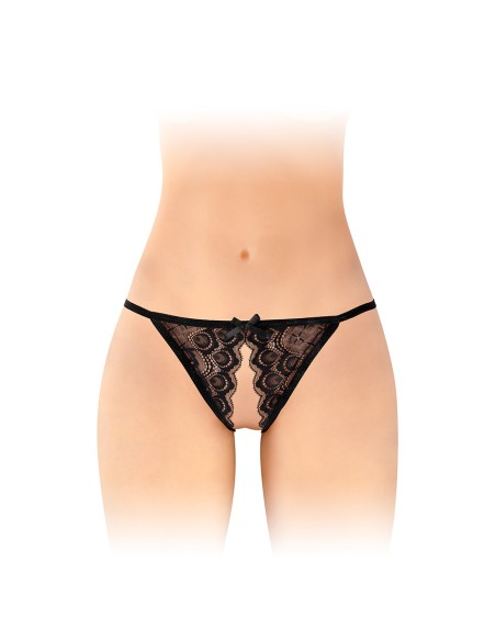 Culotte ouverte Zoé noire - Fashion Secret