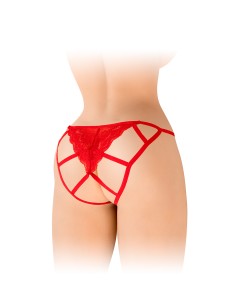 Culotte ouverte Zoé rouge - Fashion Secret
