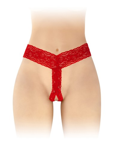 String ouvert Anita rouge - Fashion Secret