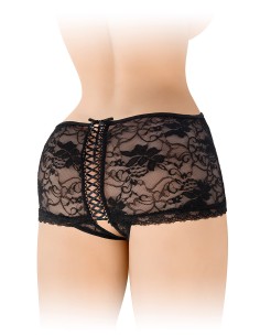 Shorty ouvert noir Cynthia - Fashion Secret 2