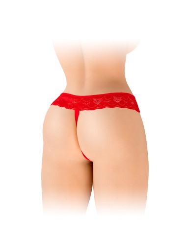 String ouvert Alicia rouge - Fashion Secret