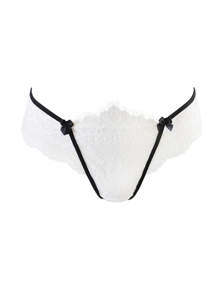 String dentelle blanc V-10488 - Axami String dentelle blanc V-10488 - Axami