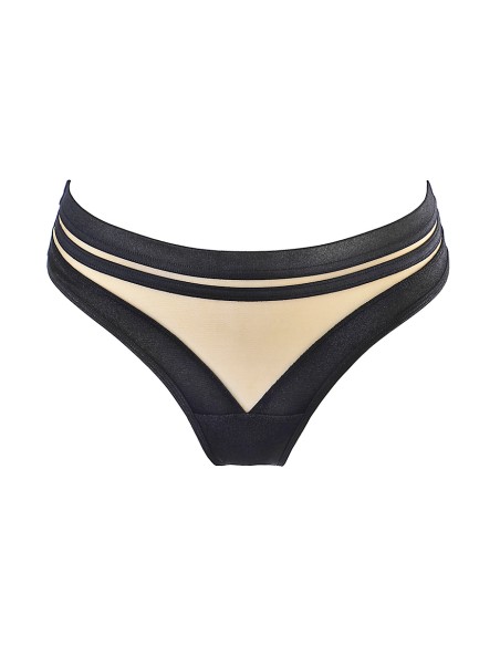 String brésilien noir V-10495 - Axami String brésilien noir V-10495 - Axami