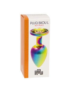 Plug bijou arc-en-ciel L - Litolu 2