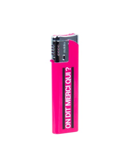 Briquet rose Jacquie et Michel