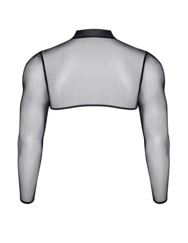 Croc top tulle noir transparent - Regnes