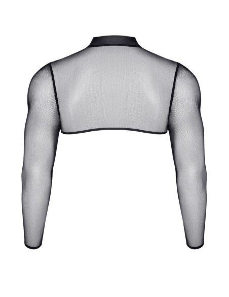 Croc top tulle noir transparent - Regnes