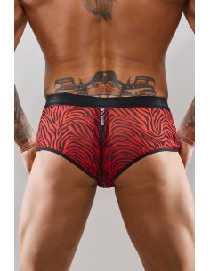 Shorty à zip en tulle zébré - Regnes 2