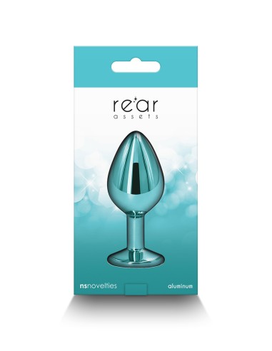 Plug bijou aluminium chromé vert M