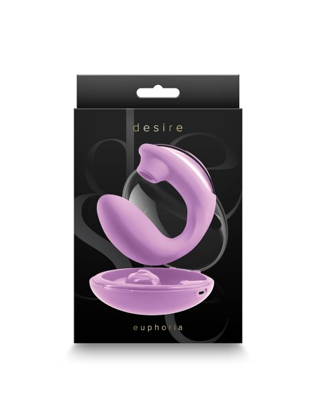 Double stimulateur Desire Euphoria - rose