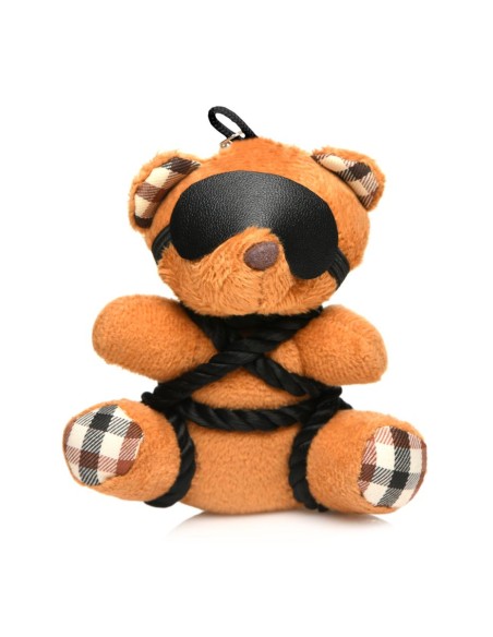 Porte-clés Teddy Bear en tenue Bondage