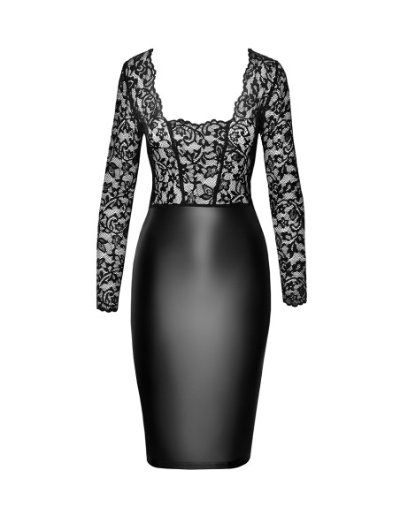 Robe Euphoria F295 wetlook et dentelle