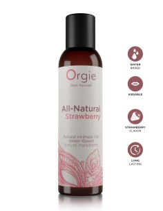 Gel intime naturel All Natural fraise 150ml