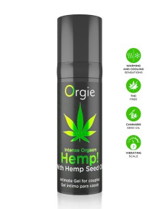 Gel intime dexcitation Hemp Intense Orgasm 15ml
