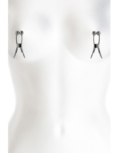 Pinces à tétons Bound noir 2