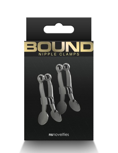 Pinces à tétons Bound noir