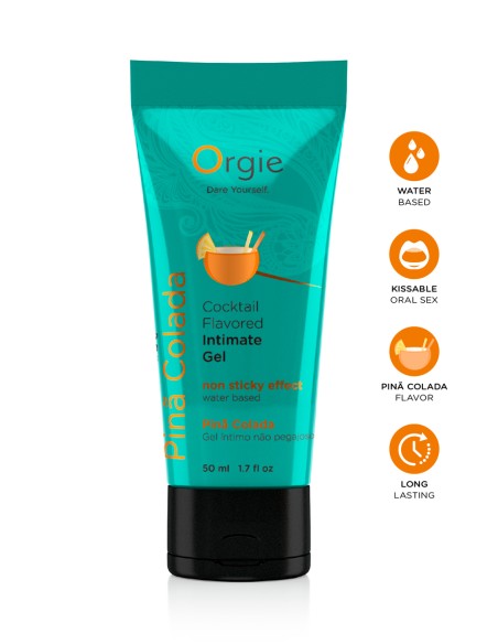 Gel intime Lube Tube Cocktail Pina Colada 50ml Gel intime Lube Tube Cocktail Pina Colada 50ml