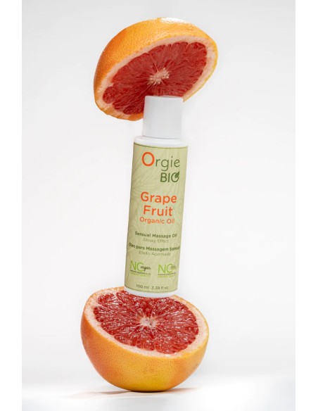 Huile de massage Bio au pamplemousse - Orgie Huile de massage Bio au pamplemousse - Orgie