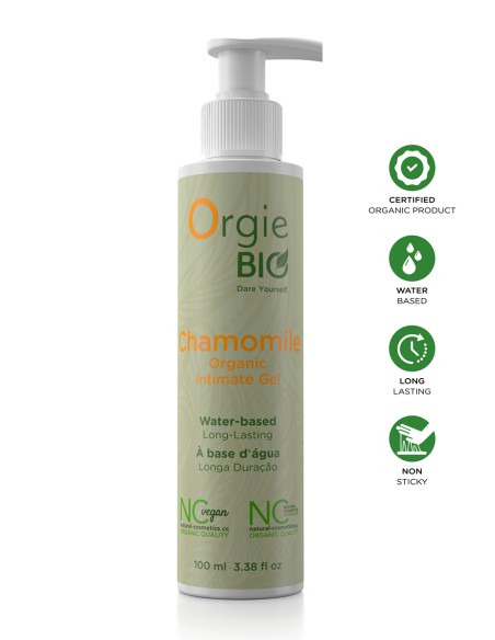 Gel Intime Bio à Base dEau à la camomille