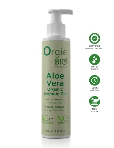 Gel Intime Bio à Base dEau à l'Aloe Vera