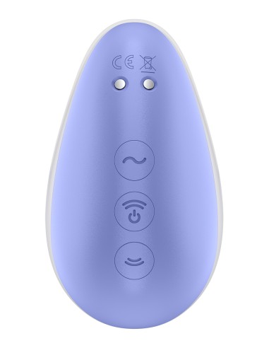 Stimulateur Pixie Dust air pulsé et vibrations - rose et violet