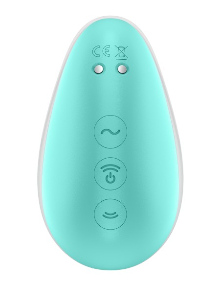 Stimulateur Pixie Dust air pulsé et vibrations - rose et menthe