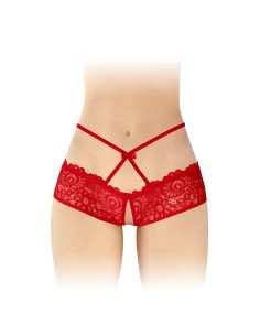Culotte ouverte rouge Celia - Fashion Secret 2