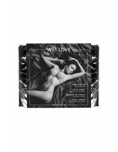 Drap Vinyle noir 220 x 200 cm - Fetish Tentation 2
