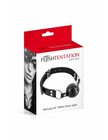 Bâillon boule boule rigide - Fetish Tentation