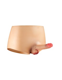 Culotte avec gode réaliste creux 